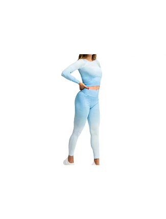 GymHero Ombre Rushguard s dlouhým rukávem LONG-BABYBLUE Modrá M GymHero Ombre Rushguard s dlouhým rukávem LONG-BABYBLUE Modrá M