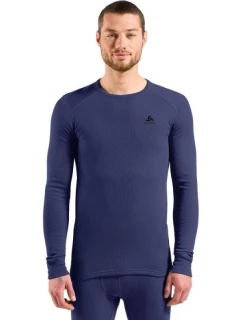 Odlo BL TOP spodní prádlo s dlouhým rukávem l/s ACTIVE WARM velikost M Blue