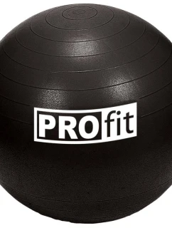 Gymnastický míč PROfit 75 cm černý s pumpičkou DK2102