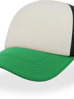 Atlantis Headwear Rapper 5 panelová síťovaná kšiltovka 33.2070 white/green
