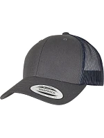 Flexfit 6606/6606T 6 panelová vintage kšiltovka "Trucker" 55.6606 charcoal/navy Flexfit 6606/6606T 6 panelová vintage kšiltovka "Trucker" 55.6606 charcoal/navy