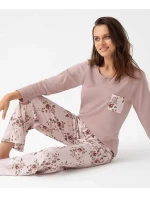 Pyžamo Luna 348 long/r M-2XL Z25/26 dámské