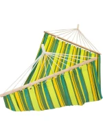 ZAHRADNÍ HOUPACÍ SÍŤ PRO 2 OSOBY 200X150 CM S TYČÍ 1052724