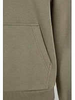 Build your Brand BY 289 Dámská oversize mikina s kapucí "Fluffy" 56.0289 heather grey