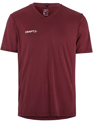 Craft Teamwear Squad Go Jersey Solid M Pánské sportovní tričko s výstřihem do V 82.5560 maroon Craft Teamwear Squad Go Jersey Solid M Pánské sportovní tričko s výstřihem do V 82.5560 maroon