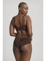 Dámská podprsenka Tango 3251B Tmavě hnědá Nutmeg vzor - Panache