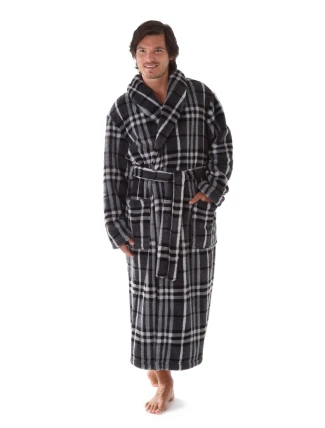 Pánský župan Gordon 2132 9906 kouřová šedá - Vestis Pánský župan Gordon 2132 9906 kouřová šedá - Vestis