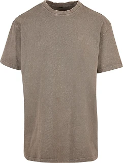 Build your Brand BY 189 Pánské tričko "Acid Wash" 56.0189 dark khaki