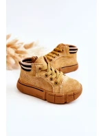 Dětské vysoké tenisky s zipem Camel Boone