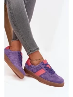 Semišové tenisky Vinceza – fialové