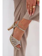 Sandály na podpatku model 210697 Step in style Sandály na podpatku model 210697 Step in style