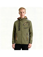 Geographical Norway Softshellová bunda Royaute DB 068 M WY1996H/GN-Kaki / Orange pánské