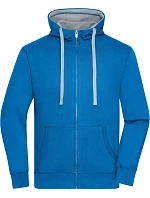 Daiber JN 963 Pánská mikina s kapucí "Lifestyle" 02.0963 cobalt/grey heather Daiber JN 963 Pánská mikina s kapucí "Lifestyle" 02.0963 cobalt/grey heather