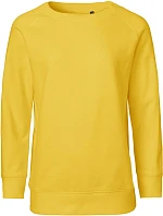 Neutral O 33001 Dětská raglánová mikina z bio bavlny 77.3301 yellow