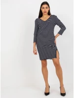 Dámské šaty TW SK BL 1010 šaty.74 tmavě modrá - FPrice