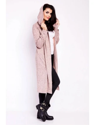 Svetr na zapínání M118 růžový - Infinite You Svetr na zapínání M118 růžový - Infinite You