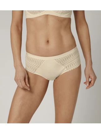 Dámské kalhotky Aura Spotlight Maxi krémové - Triumph