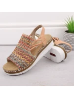 Pohodlné vícebarevné sandály Rieker W RKR669