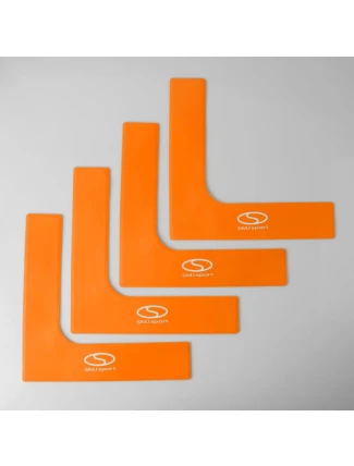 Ploché značky - rohy 25x25 cm 4 ks jasně oranžové SMJ sport ZPN-O