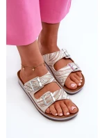 Pohodlné Dámské Žabky S Sponami Inblu CP000045 Béžové