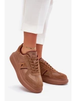 Dámské Kožené Sneakersy Na Platformě Daniel Lopez Just Dare SS2D4005 Hnědé