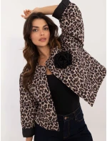 DHJ KR bunda A8357 2.87 černá a béžová DHJ KR bunda A8357 2.87 černá a béžová