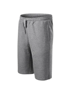 Comfy šortky pánské tmavě šedý melír