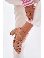 Sandály na podpatku  model 212835 Step in style