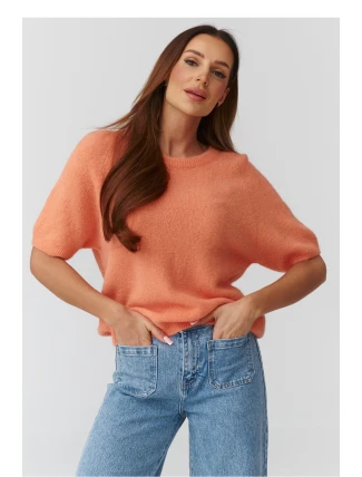 Svetr s krátkým rukávem  model 224080 Makadamia