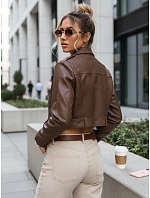 Dámské eko kůže krátké hnědé Ramones FashionStreet TY5672