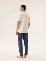 Pánské pyžamové kalhoty Mode 43030 dark blue - HENDERSON