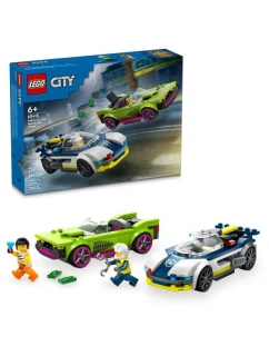 LEGO City 60415 Policejní auto pronásleduje svalnaté auto