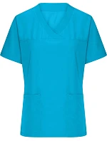 Daiber JN 3103 Dámský strečový kazak s výstřihem do V 02.3103 turquoise
