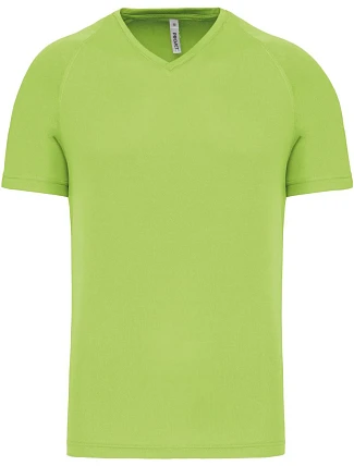 Kariban ProAct PA 476 Pánské sportovní tričko s výstřihem do V 20.P476 lime Kariban ProAct PA 476 Pánské sportovní tričko s výstřihem do V 20.P476 lime
