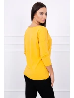 Halenka ležérní hořčicová