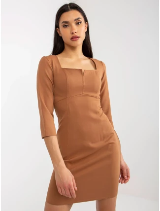 Dámské šaty LK SK 509075 šaty.15P velbloudí - FPrice Dámské šaty LK SK 509075 šaty.15P velbloudí - FPrice