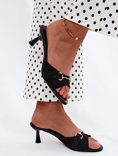 Klapky na podpatku model 229285 Step in style
