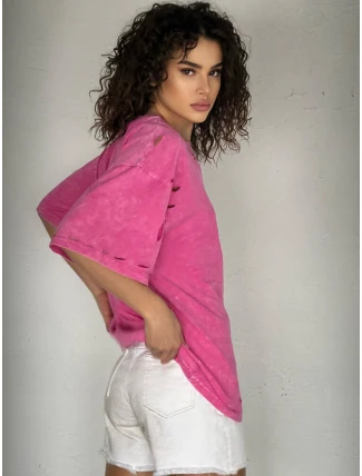 Dámské tričko AYUBAS růžové FashionStreet RY2638