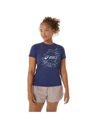 Asics Nagino Graphic Run SS Top W 2012C752-405 Tričko Asics Nagino Graphic Run SS Top W 2012C752-405 Tričko