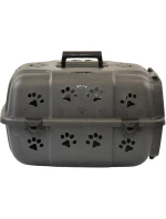 PŘEPRAVKA NA ZVÍŘATA O ROZMĚRECH 48X32X30 CM - ČERNÁ