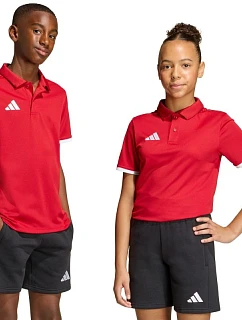 Dětské tričko adidas Entrada 26 Polo červené JZ6626
