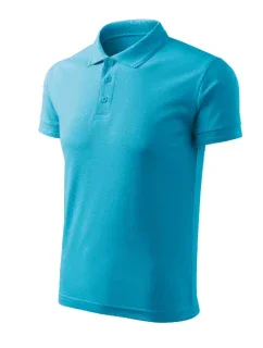 Pique Polo Free polokošile pánská tyrkysová