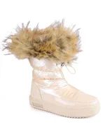 Dámské sněhule INT1924B sněhule na platformě z umělé kožešiny MM274380 Světle béžová - Big Star Dámské sněhule INT1924B sněhule na platformě z umělé kožešiny MM274380 Světle béžová - Big Star