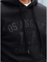 Pánská zateplená mikina s kapucí černá FashionStreet BX5918