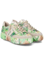 Dámské boty na platformě zelené Rieker M7711-91 Dámské boty na platformě zelené Rieker M7711-91