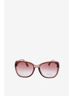 Dámské sluneční brýle typu cat-eye Růžové