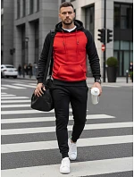 FashionStreet červená pánská mikina BX5491