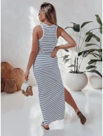 SUMMER LOVE one size maxi šaty bílo-modré FashionStreet EY2611