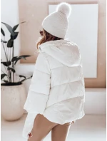 MISSLAYER dámská zimní bunda s kapucí bílá FashionStreet TY5036