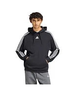 Pánská mikina adidas Essentials 3-Stripes French Terry Hoodie, černá, KY6605